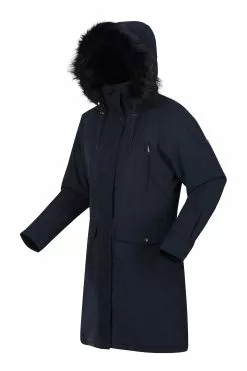 Regatta Blue Shiloh Longline Waterproof Insulated Jacket -Regatta Shop D04516s8