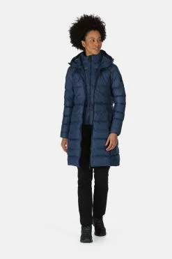 Regatta Blue Pandia II Longline Insulated Padded Jacket -Regatta Shop D04517s3