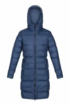 Regatta Blue Pandia II Longline Insulated Padded Jacket -Regatta Shop D04517s7