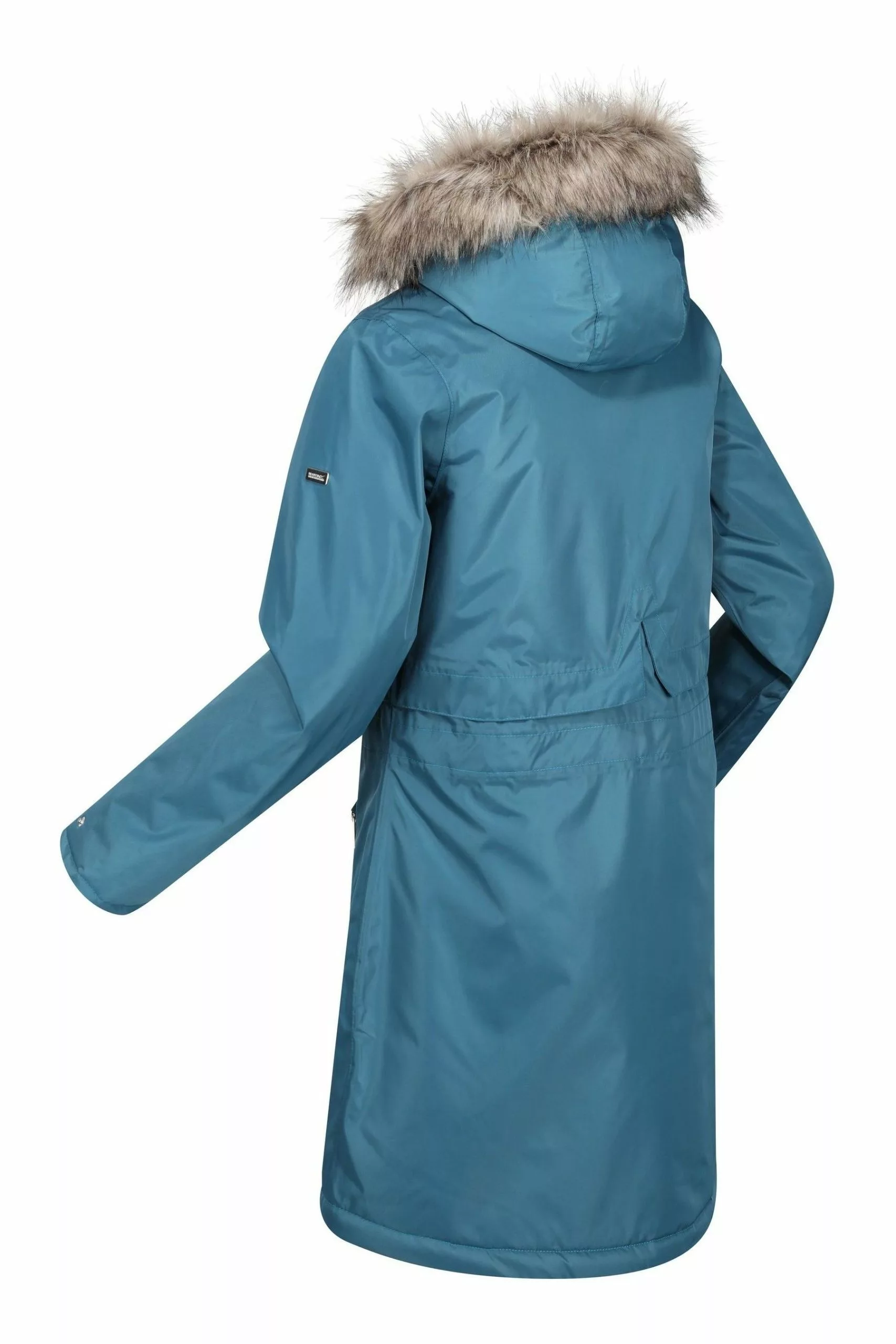 Regatta Blue Lyanna Longline Waterproof Insulated Jacket 12 Regatta Blue Lyanna Longline Waterproof Insulated Jacket - Image 10