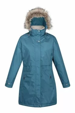 Regatta Blue Lyanna Longline Waterproof Insulated Jacket 18 Regatta Blue Lyanna Longline Waterproof Insulated Jacket -Regatta Shop D04529s7