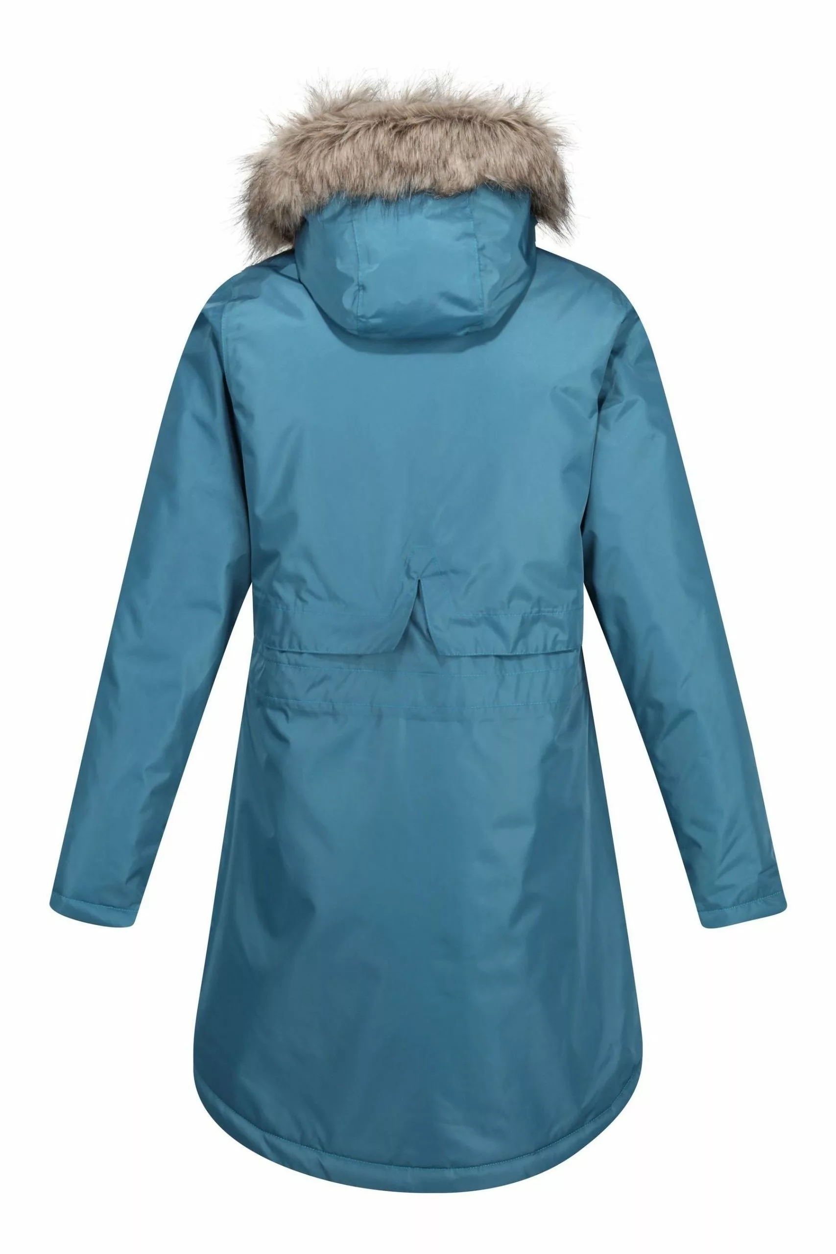 Regatta Blue Lyanna Longline Waterproof Insulated Jacket 10 Regatta Blue Lyanna Longline Waterproof Insulated Jacket - Image 8