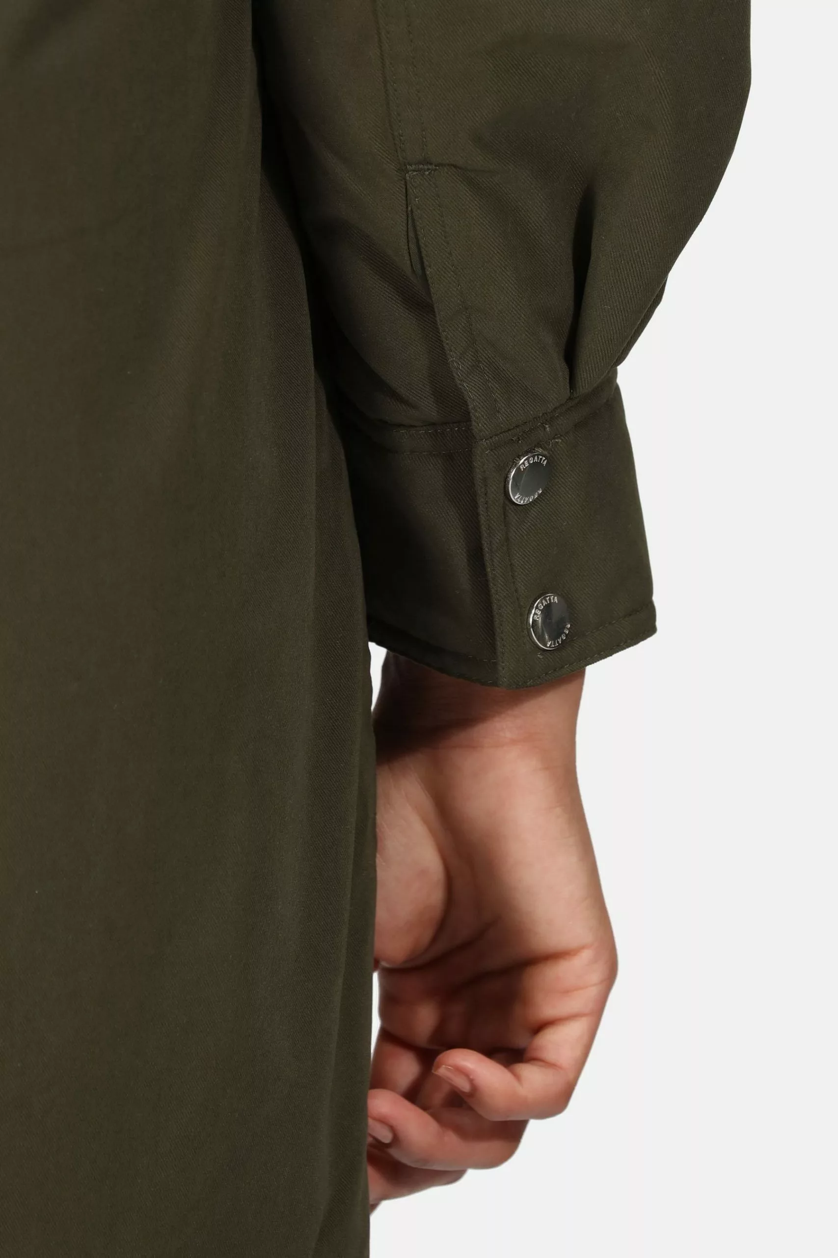 Regatta Green Shiloh Longline Waterproof Insulated Jacket 6 Regatta Green Shiloh Longline Waterproof Insulated Jacket - Image 4