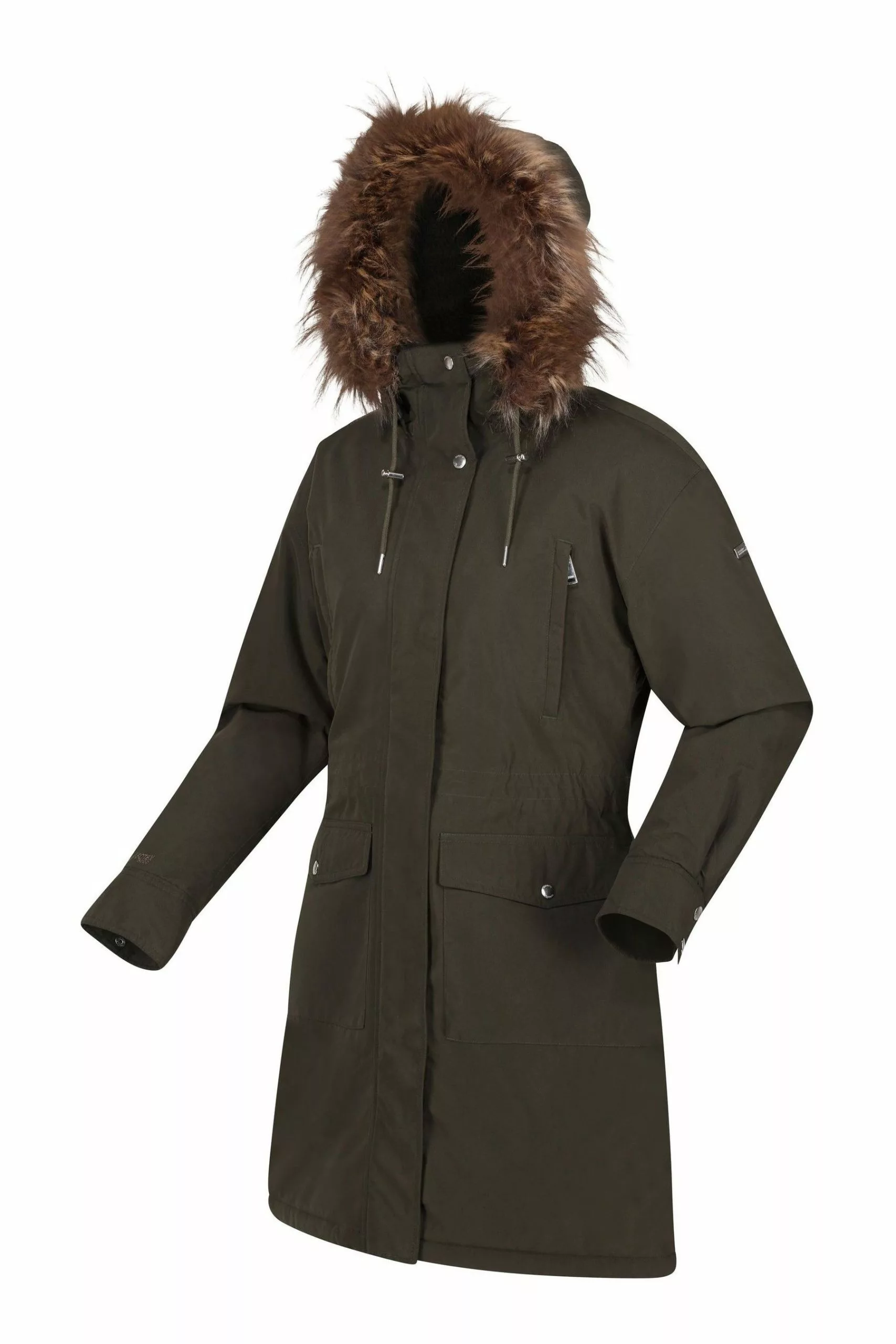 Regatta Green Shiloh Longline Waterproof Insulated Jacket 11 Regatta Green Shiloh Longline Waterproof Insulated Jacket - Image 9