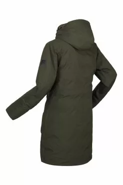 Regatta Womens Green Yewbank II Longline Waterproof Padded Jacket -Regatta Shop D04533s10