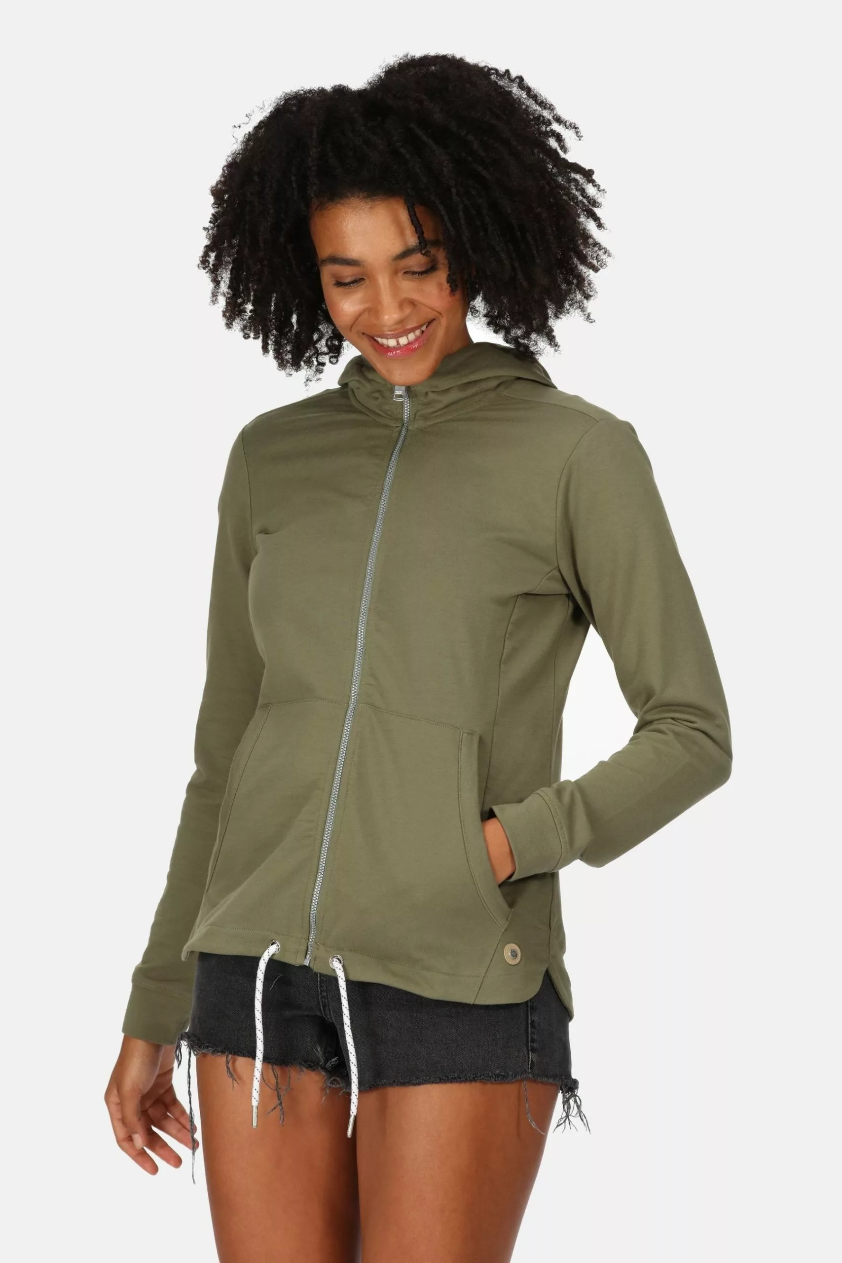 Regatta Green Bayla Full Zip Hoodie 4 Regatta Green Bayla Full Zip Hoodie - Image 2