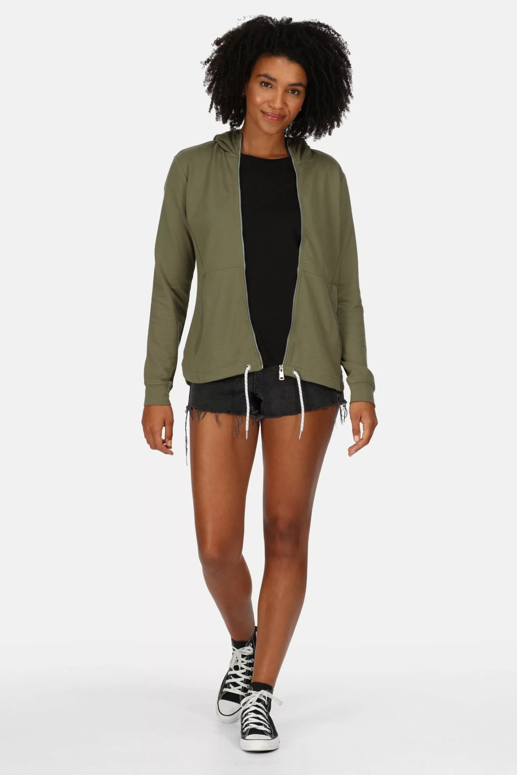 Regatta Green Bayla Full Zip Hoodie 6 Regatta Green Bayla Full Zip Hoodie - Image 4