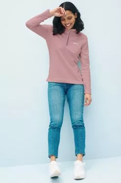 Regatta Pink Sweethart Half Zip Fleece