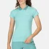Regatta Blue Womens Maverick V Polo T-Shirt 2 Regatta Blue Womens Maverick V Polo T-Shirt -Regatta Shop D98775s