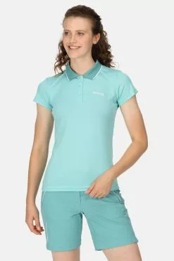 Regatta Blue Womens Maverick V Polo T-Shirt