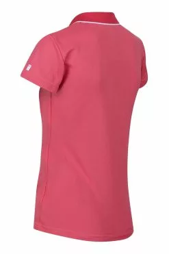 Regatta Womens Pink Maverick V Polo T-Shirt 16 Regatta Womens Pink Maverick V Polo T-Shirt -Regatta Shop D98776s7