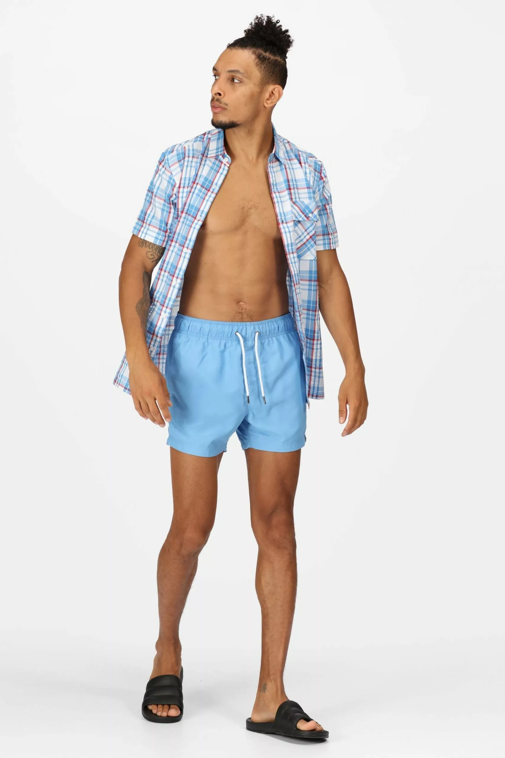 Regatta Blue Mawson III Swim Shorts 5 Regatta Blue Mawson III Swim Shorts - Image 3