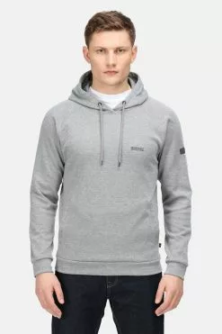 Regatta Kassian Hooded Drawcord Grey Fleece