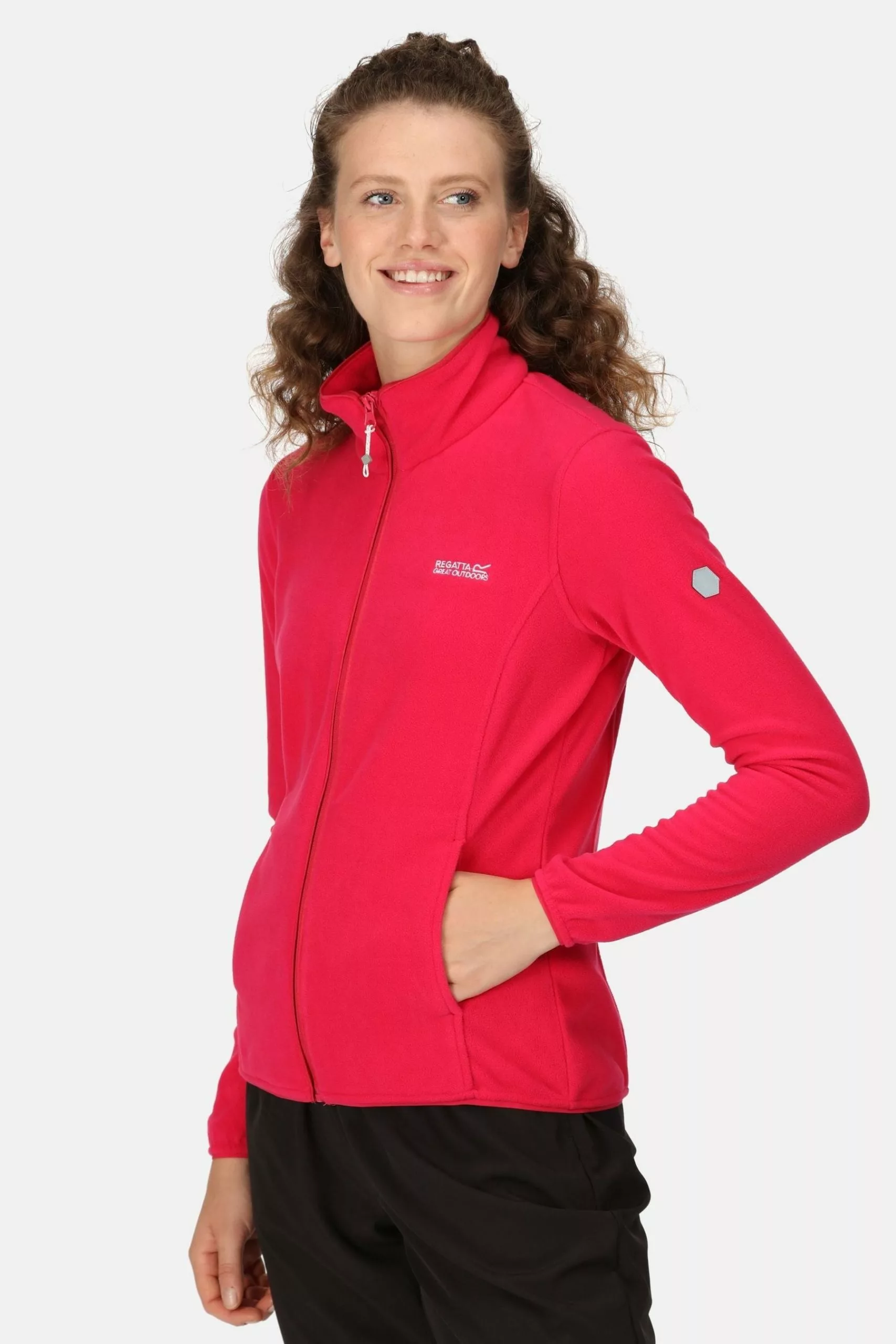 Regatta Pink Clemance III Full Zip Fleece 5 Regatta Pink Clemance III Full Zip Fleece - Image 3