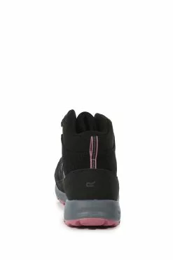 Regatta Samaris Black Lite Mid Walking Boots -Regatta Shop M82234s4