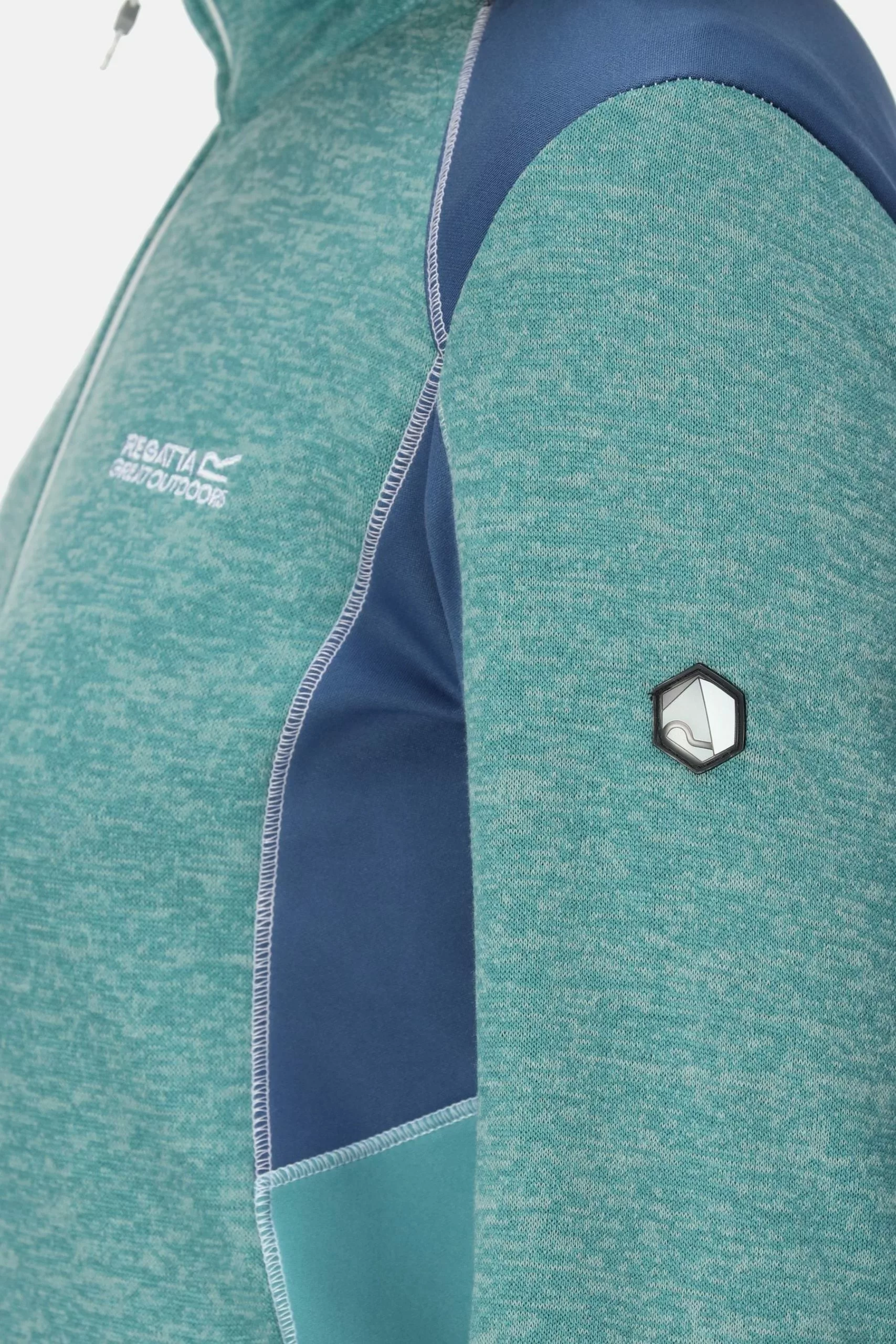 Regatta Blue Lindalla V-Neck Full Zip Fleece 7 Regatta Blue Lindalla V-Neck Full Zip Fleece - Image 5