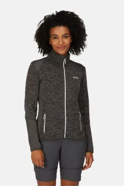 Regatta Grey Lindalla V-Neck Full Zip Fleece -Regatta Shop M82308s3