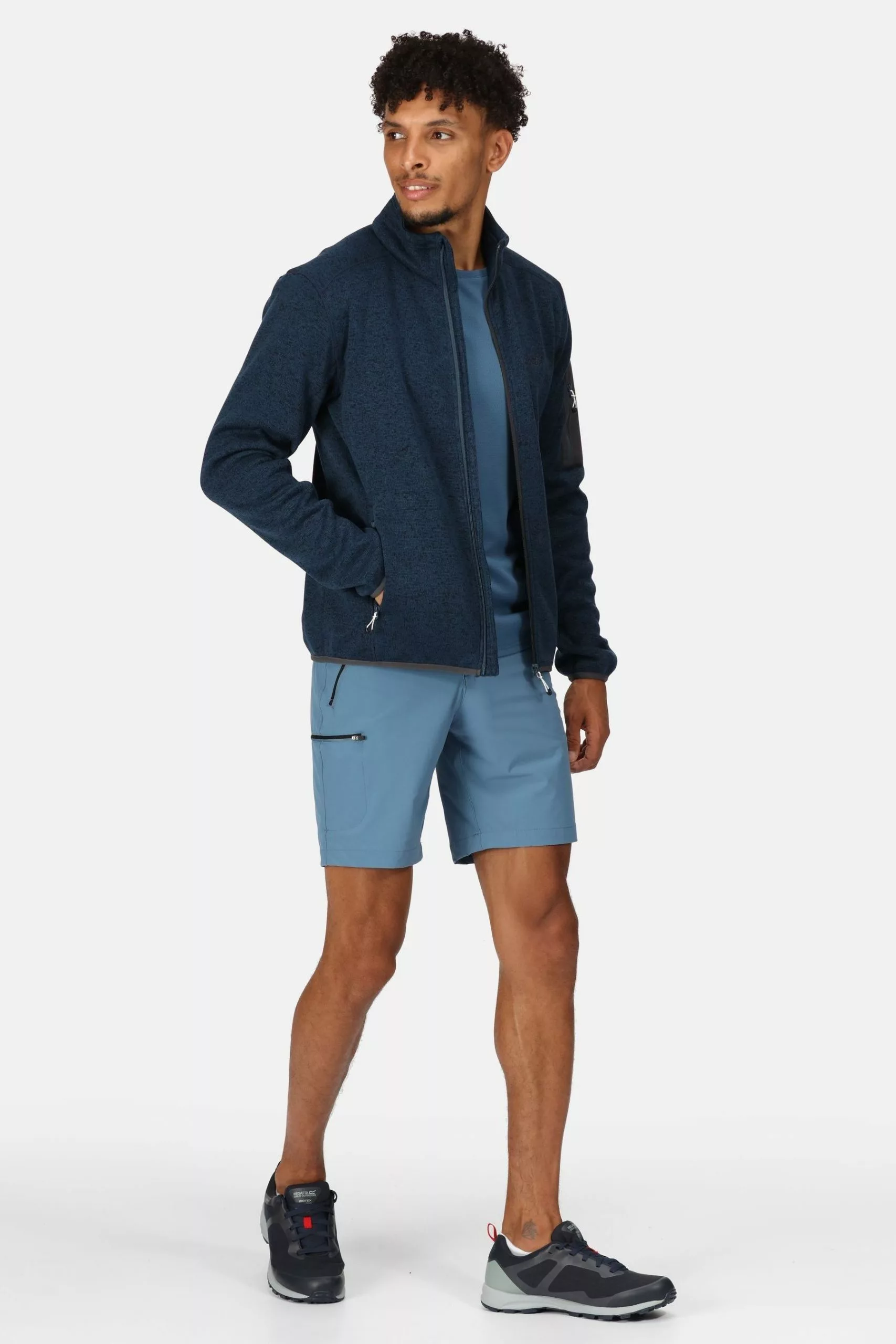 Regatta Blue Newhill Full Zip Fleece 3 Regatta Blue Newhill Full Zip Fleece