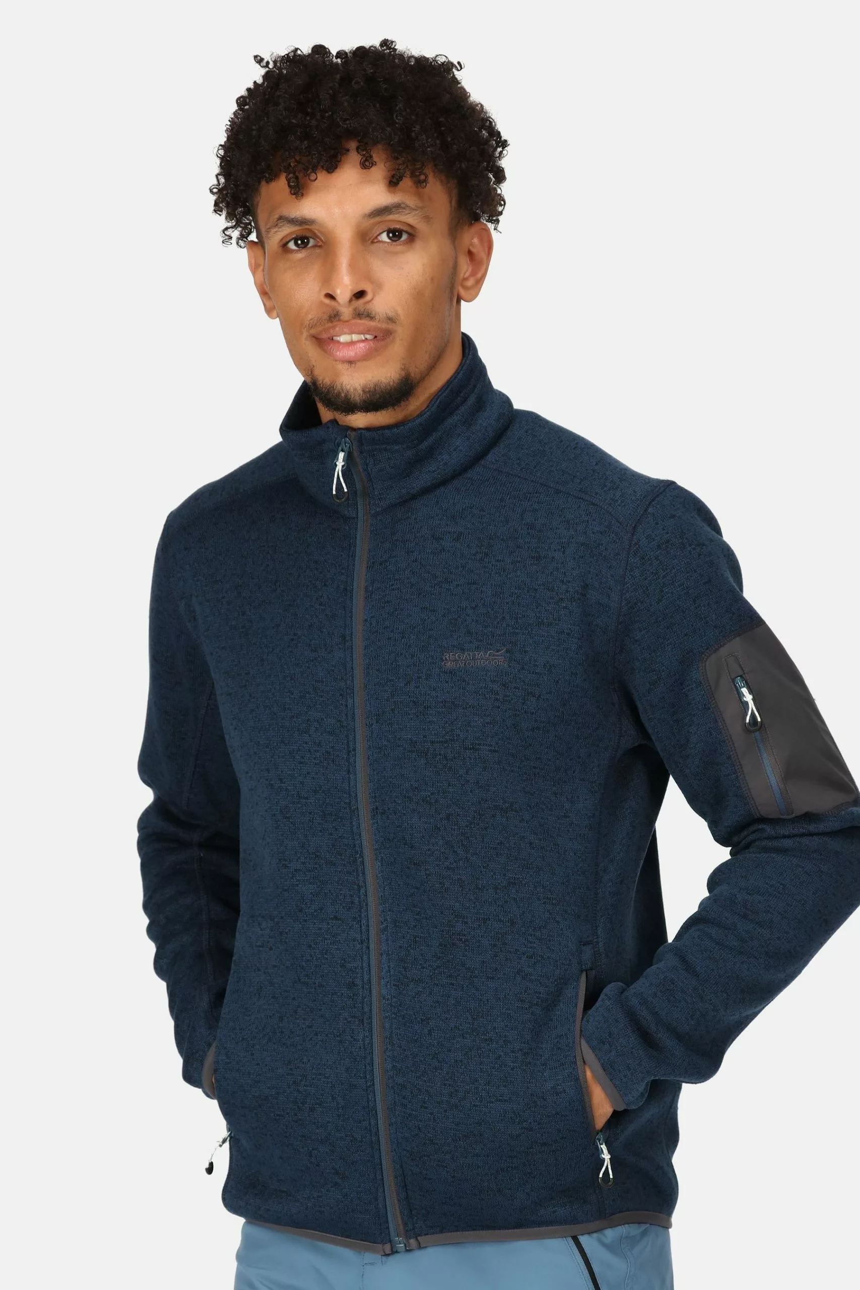 Regatta Blue Newhill Full Zip Fleece 4 Regatta Blue Newhill Full Zip Fleece - Image 2
