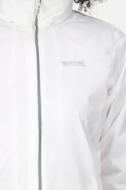 Regatta Corinne IV White Waterproof Packaway Jacket -Regatta Shop T37028s5