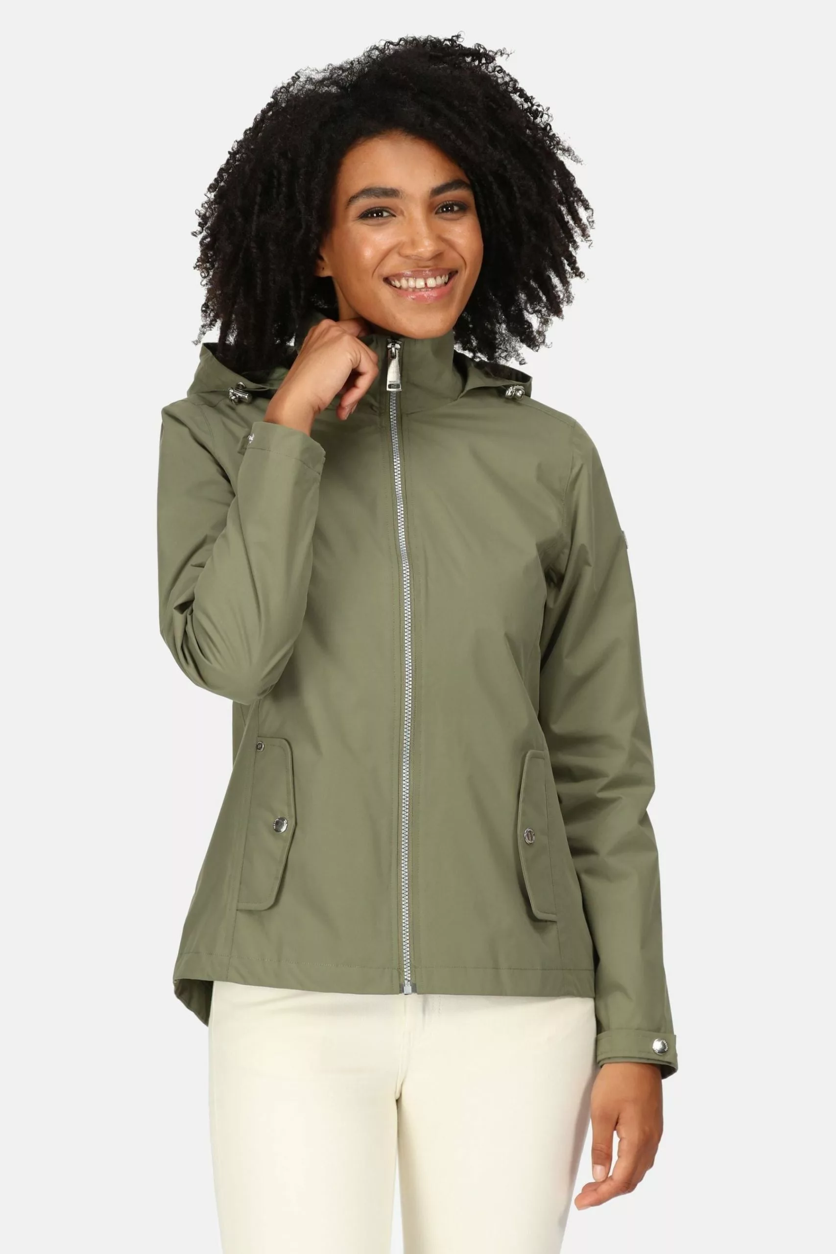 Regatta Green Laiyah Waterproof Jacket 4 Regatta Green Laiyah Waterproof Jacket - Image 2