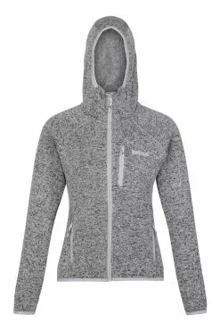 Regatta Womens Grey Newhill Full Zip Hooded Fleece -Regatta Shop T37833s5