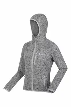 Regatta Womens Grey Newhill Full Zip Hooded Fleece -Regatta Shop T37833s7