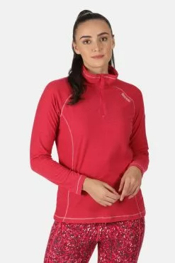 Regatta Pink Montes Half Zip Fleece -Regatta Shop T38843s3