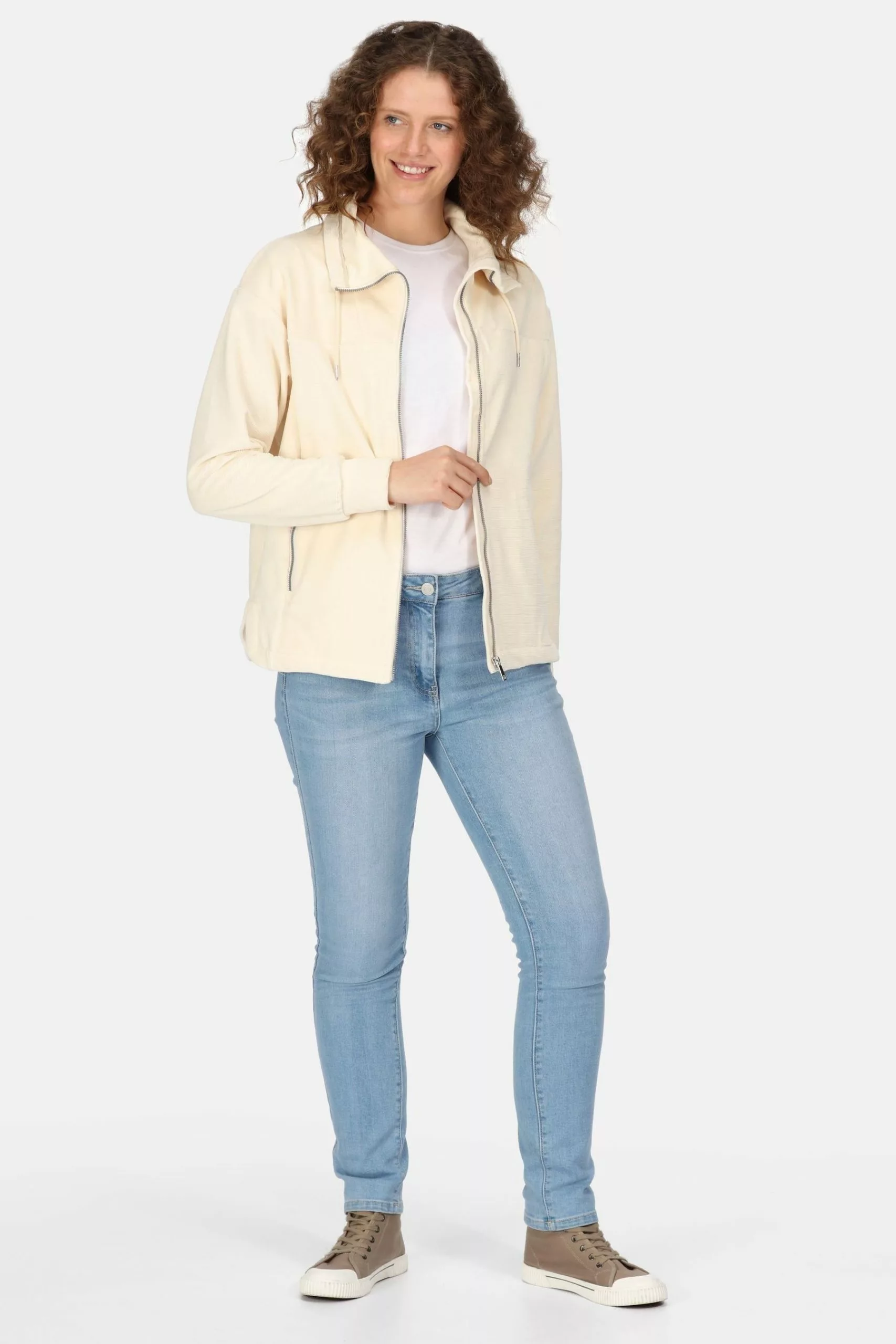 Regatta Cream Jessalyn Full Zip Jacket 3 Regatta Cream Jessalyn Full Zip Jacket