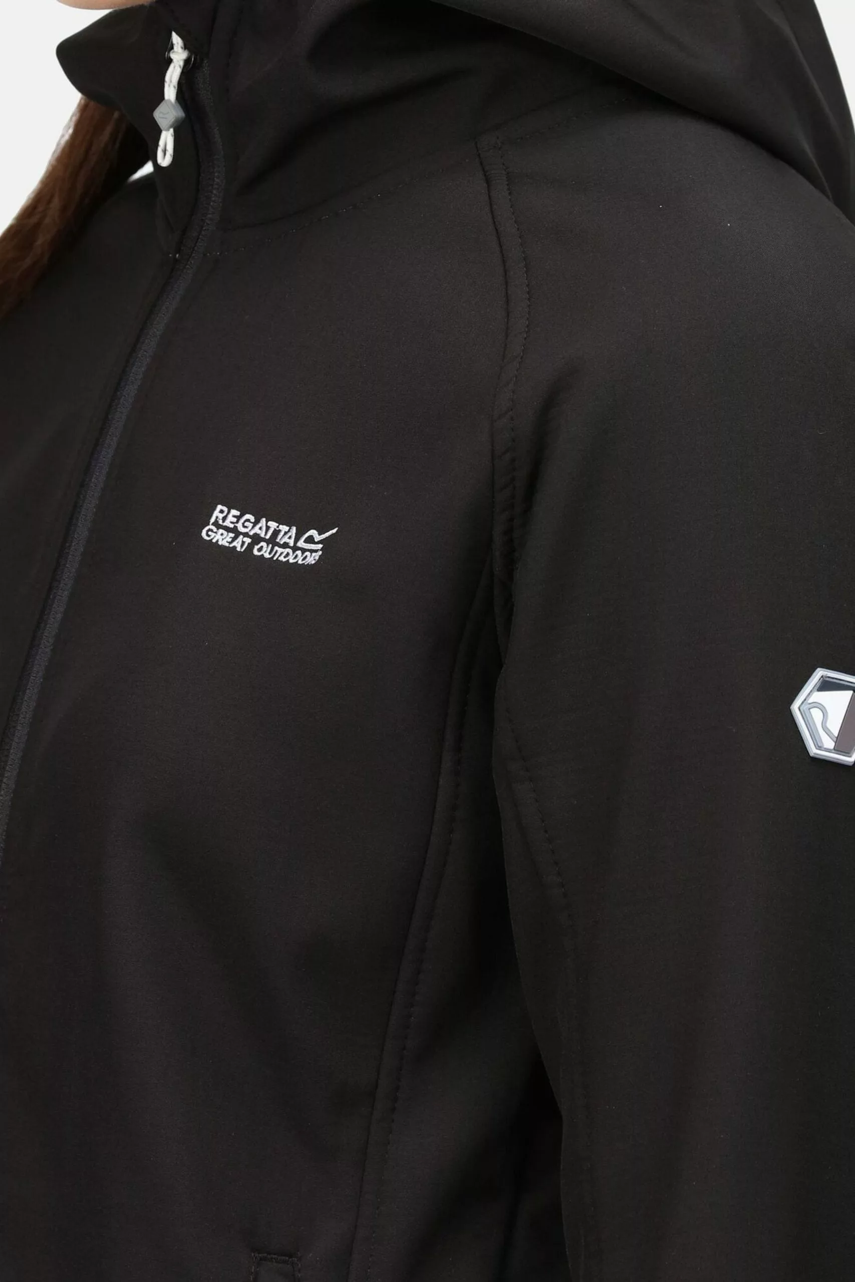 Regatta Women's Black Arec III Softshell Jacket 12 Regatta Women's Black Arec III Softshell Jacket - Image 10