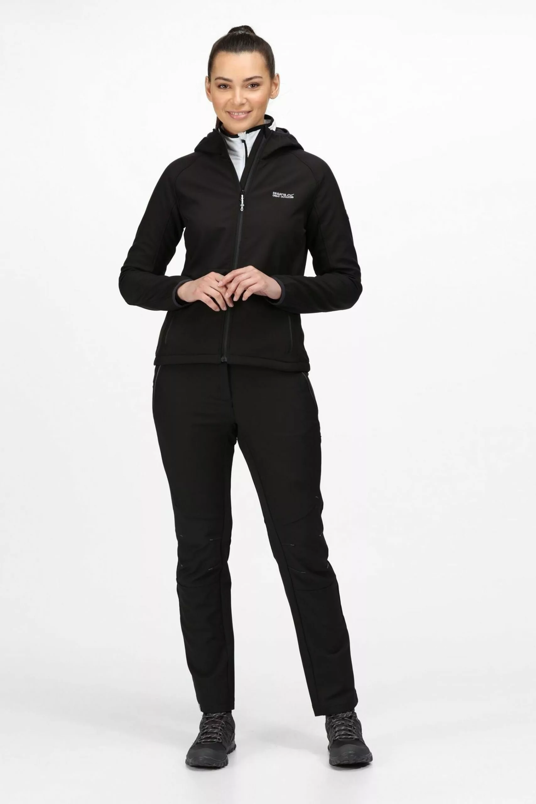 Regatta Women's Black Arec III Softshell Jacket 5 Regatta Women's Black Arec III Softshell Jacket - Image 3