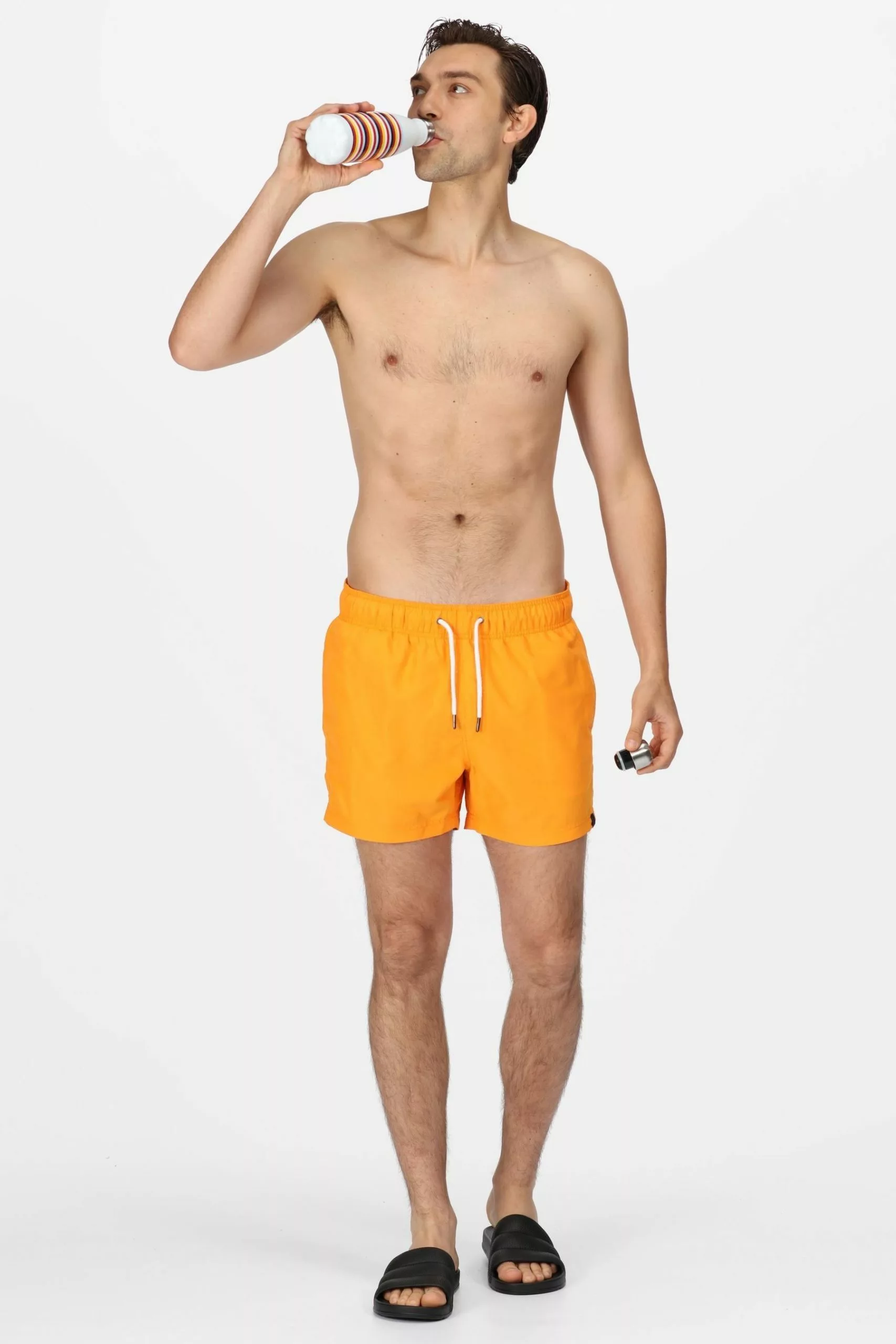 Regatta Orange Mawson III Swim Shorts 5 Regatta Orange Mawson III Swim Shorts - Image 3