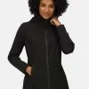 Regatta Womens Pulton II Black Waterproof Jacket -Regatta Shop T56431s
