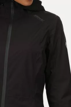 Regatta Womens Pulton II Black Waterproof Jacket -Regatta Shop T56431s5