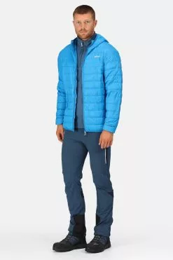 Regatta Blue Hooded Hillpack Lightweight Jacket