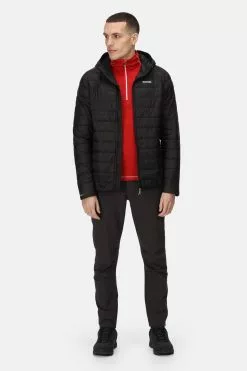 Regatta Black Hooded Hillpack Lightweight Jacket