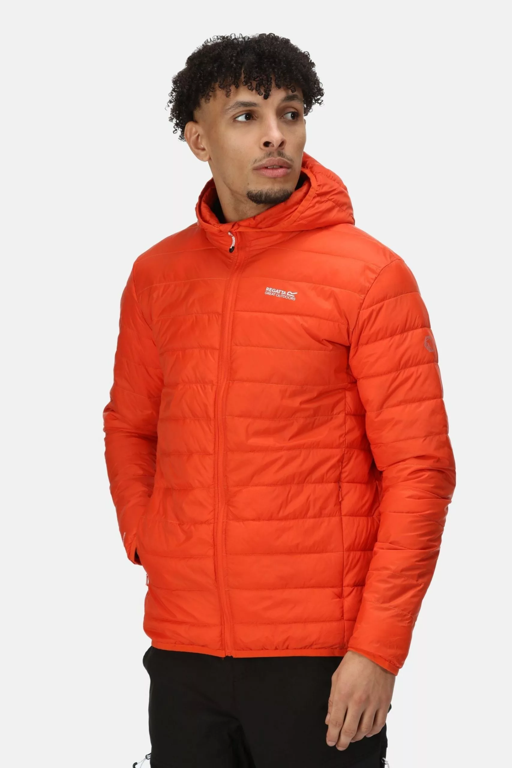 Regatta Orange Hooded Hillpack Lightweight Jacket 5 Regatta Orange Hooded Hillpack Lightweight Jacket - Image 3
