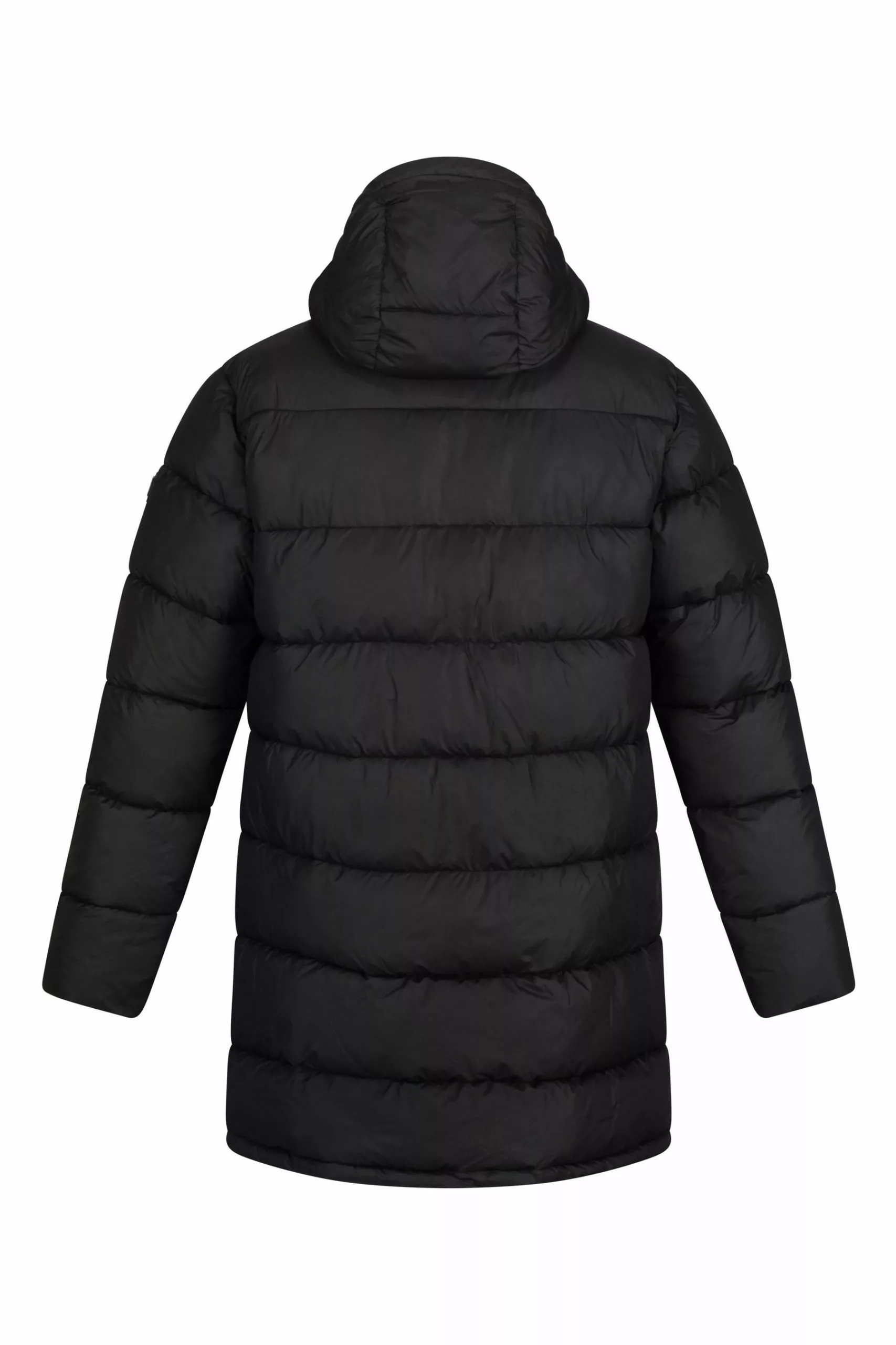 Regatta Black Hallin Longline Insulated Padded Jacket 12 Regatta Black Hallin Longline Insulated Padded Jacket - Image 10
