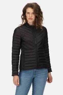 Regatta Kamilla Black Insulated Baffle Jacket