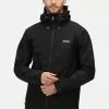 Regatta Black Britedale Waterproof Torch Hooded Jacket 1 Regatta Black Britedale Waterproof Torch Hooded Jacket -Regatta Shop U47587s