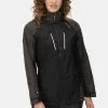 Regatta Women's Calderdale IV Black Waterproof Jacket -Regatta Shop U65755s