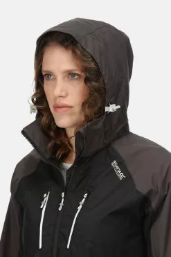 Regatta Women's Calderdale IV Black Waterproof Jacket -Regatta Shop U65755s4