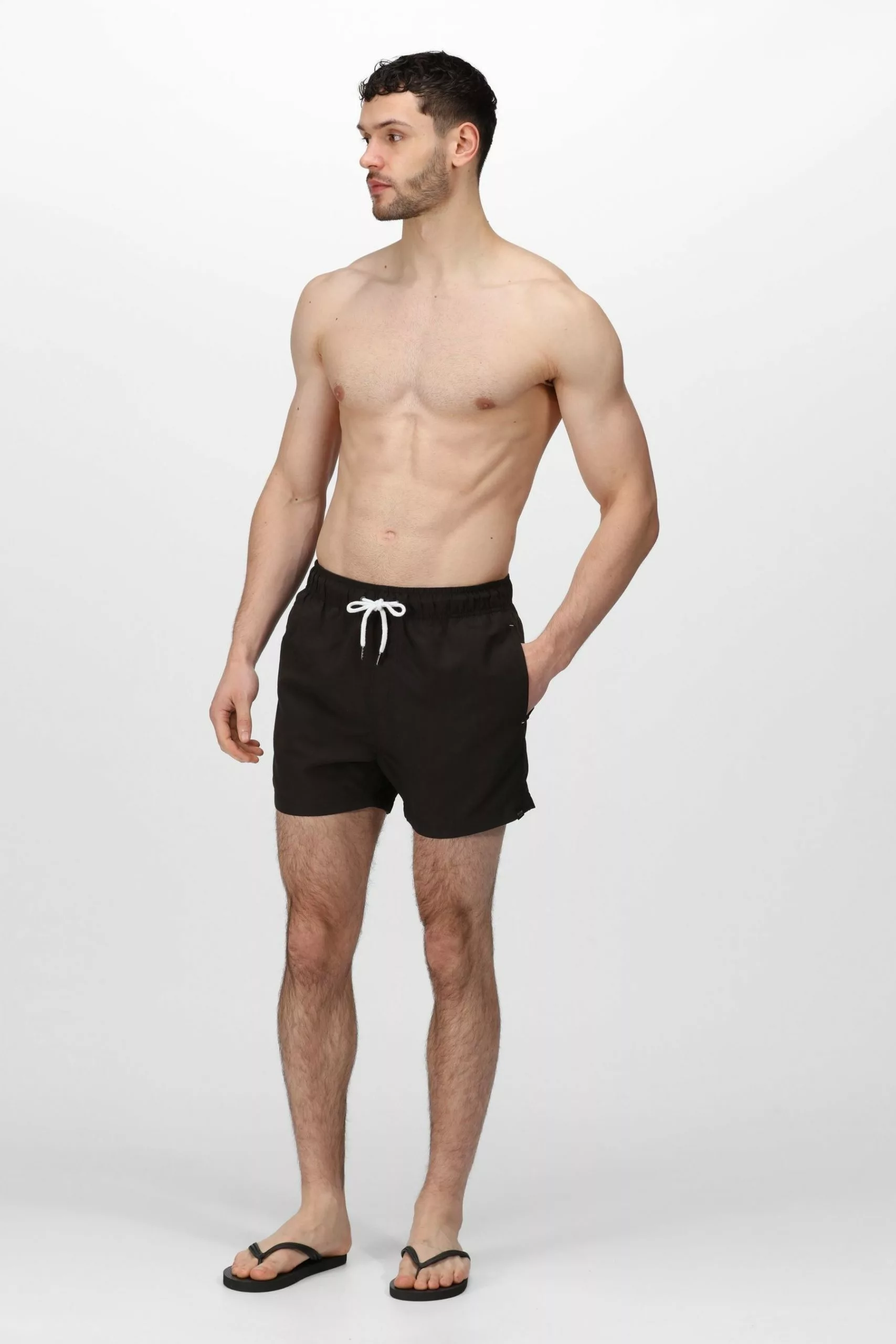 Regatta Mawson Black Swim Shorts 5 Regatta Mawson Black Swim Shorts - Image 3